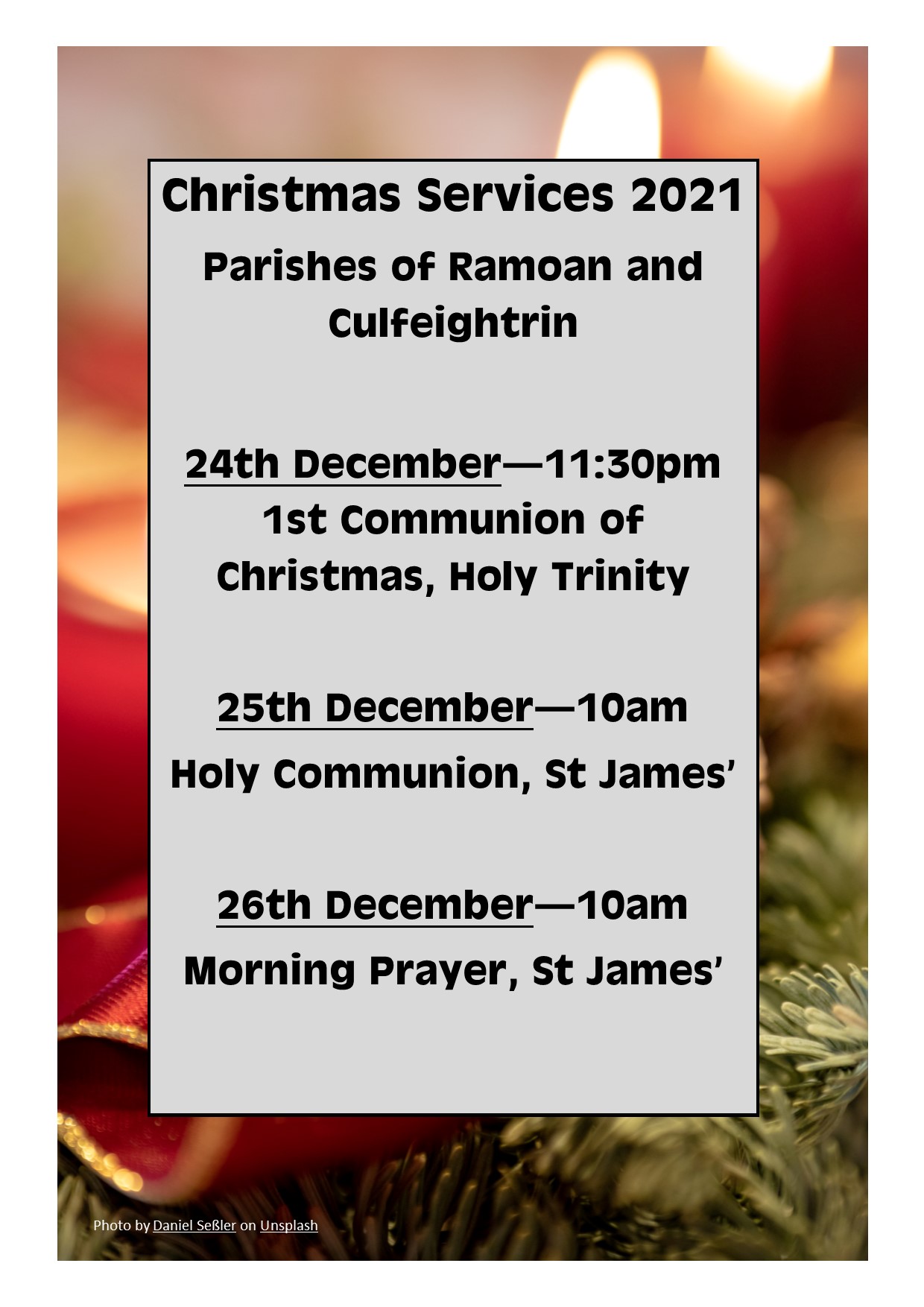 Christmas Services 2021