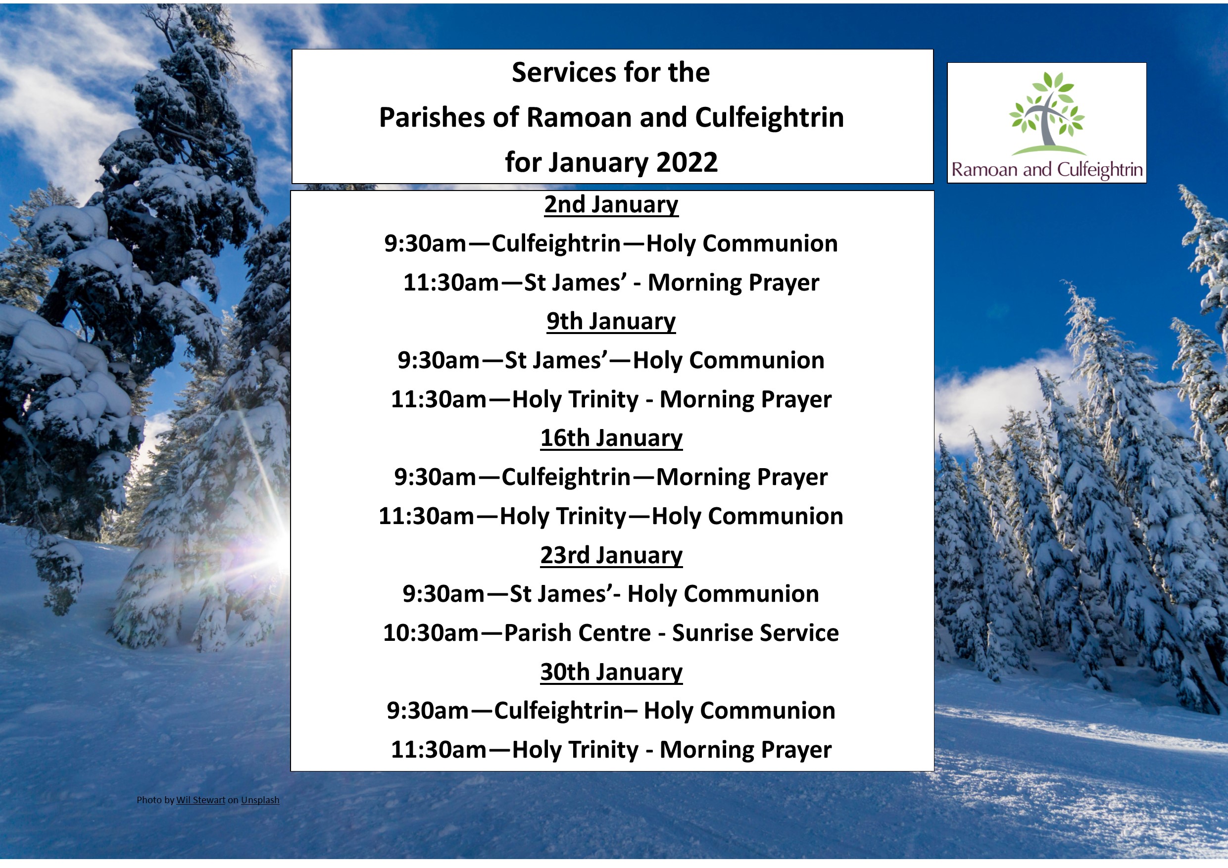 Parish Services January 2022