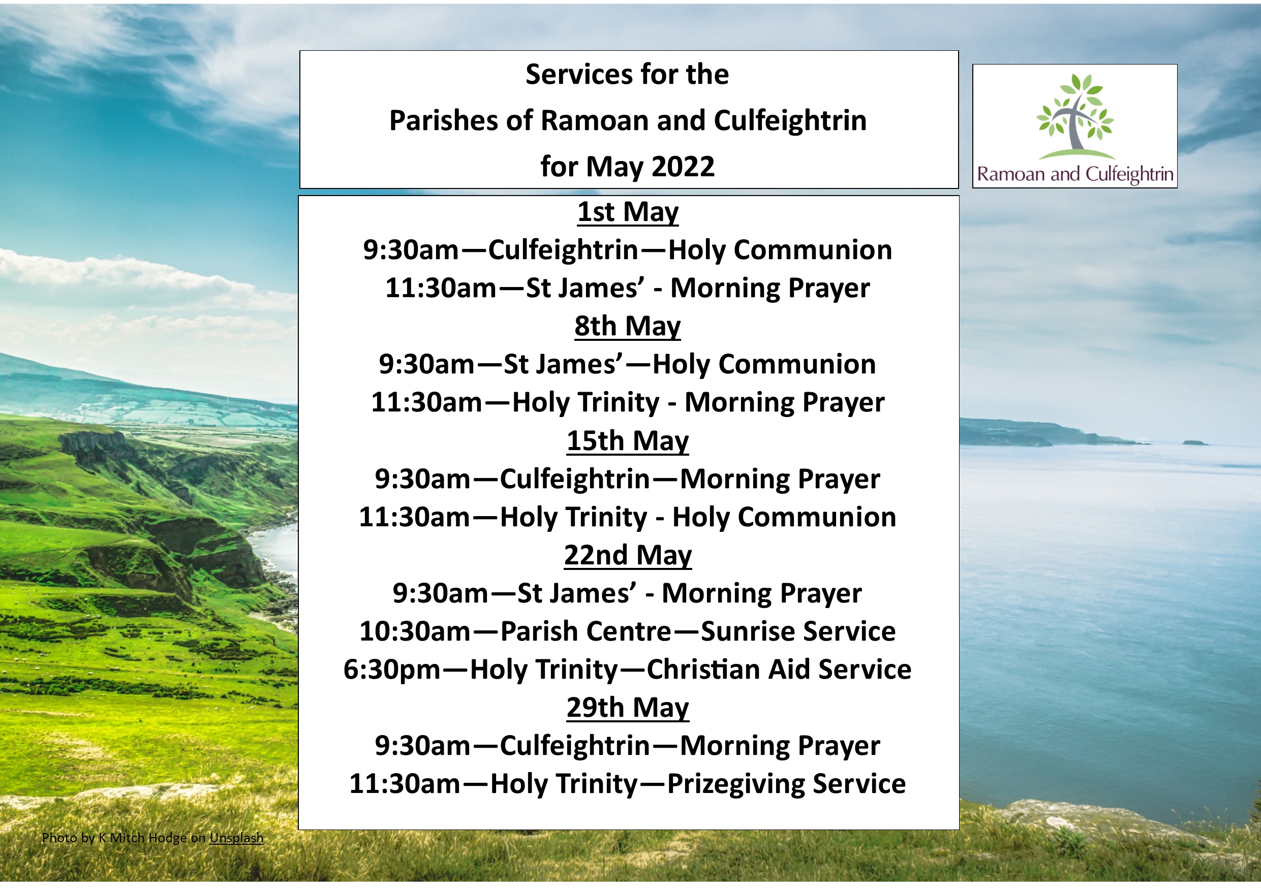 Parish Services May 2022