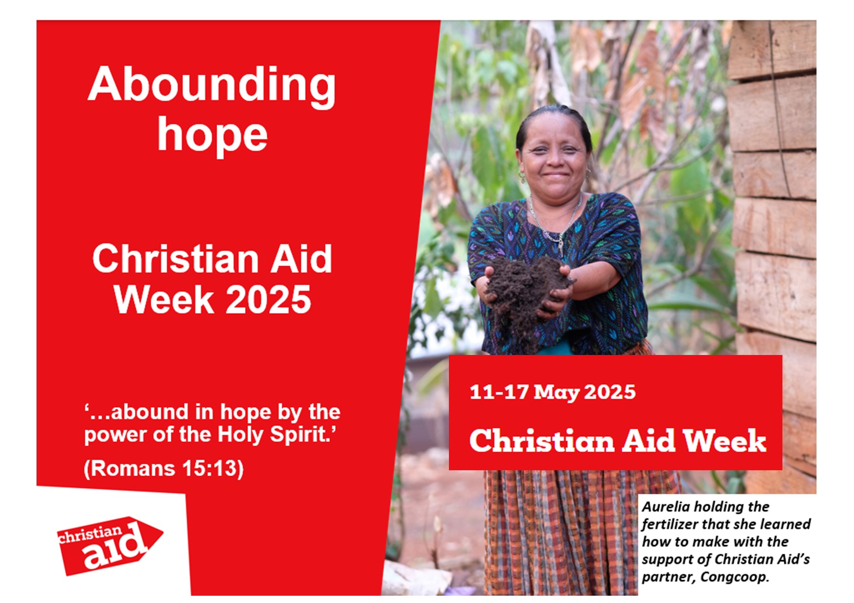 2025 poster Christian aid