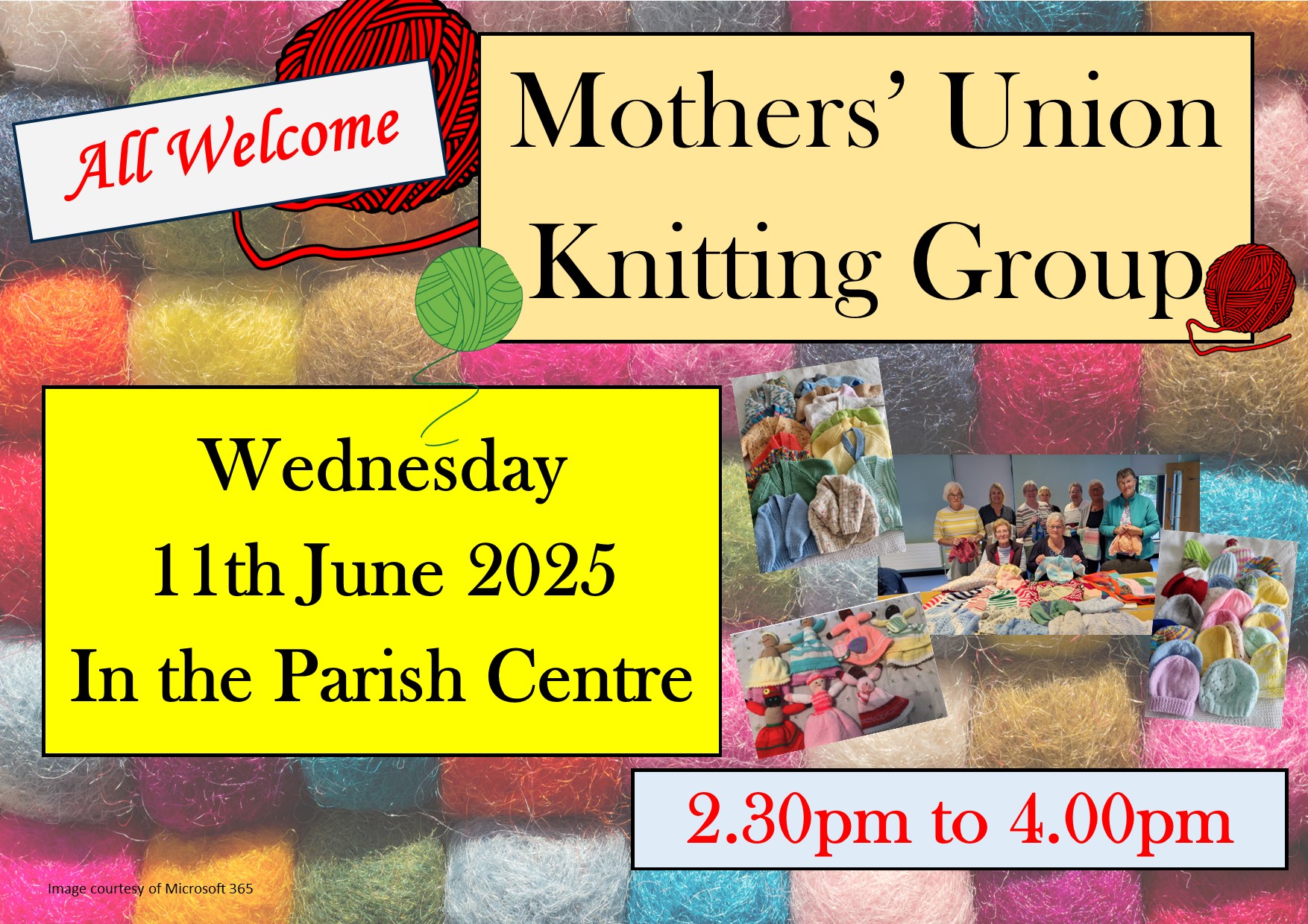 MU Knitting Group 11 June 2025