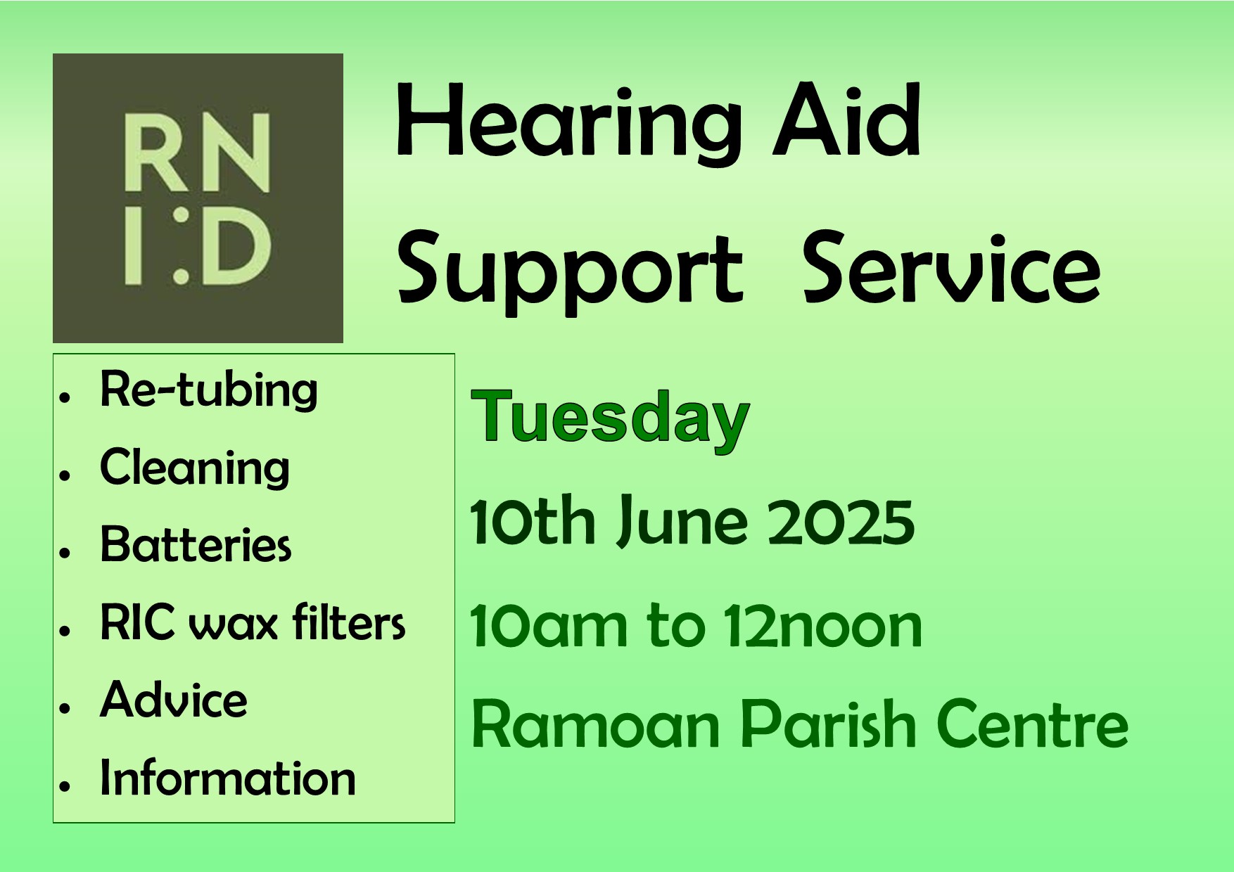 RNID 10th June