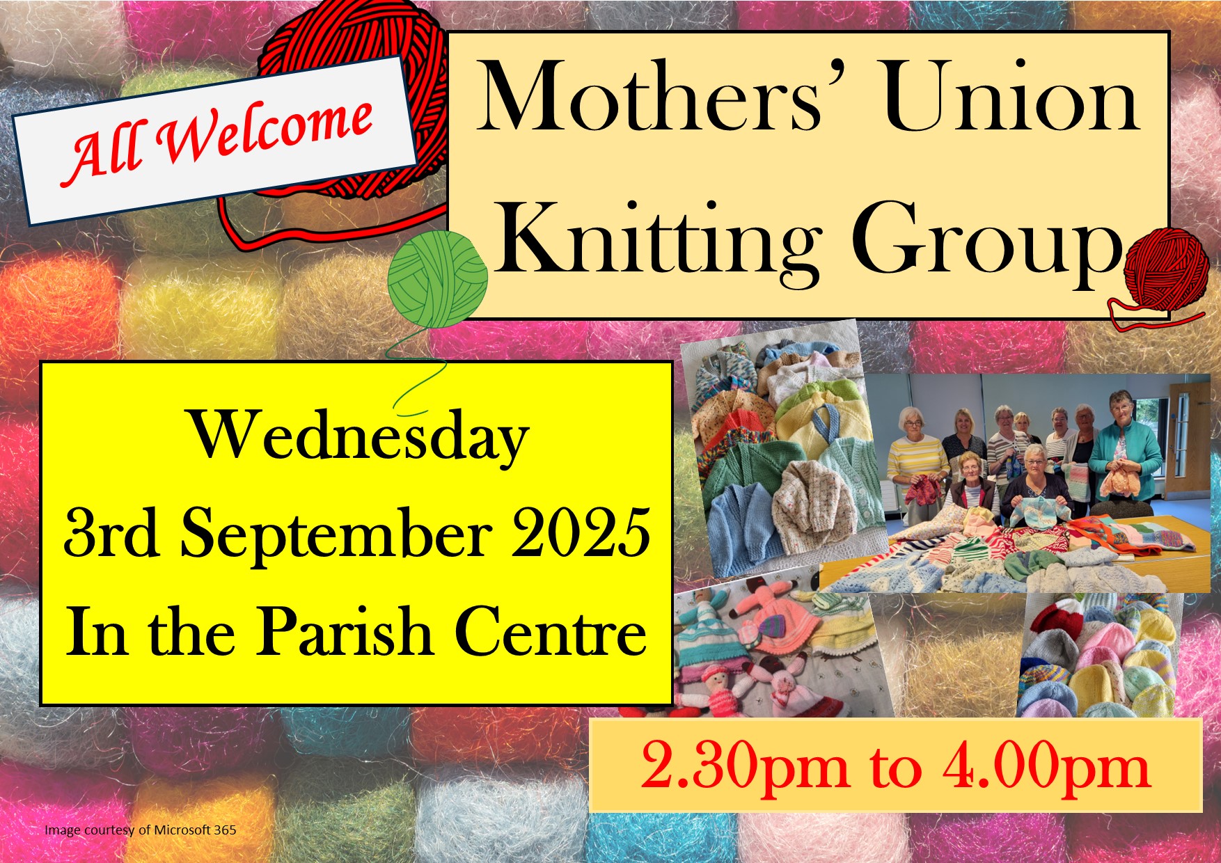 MU Knitting Group September 2025