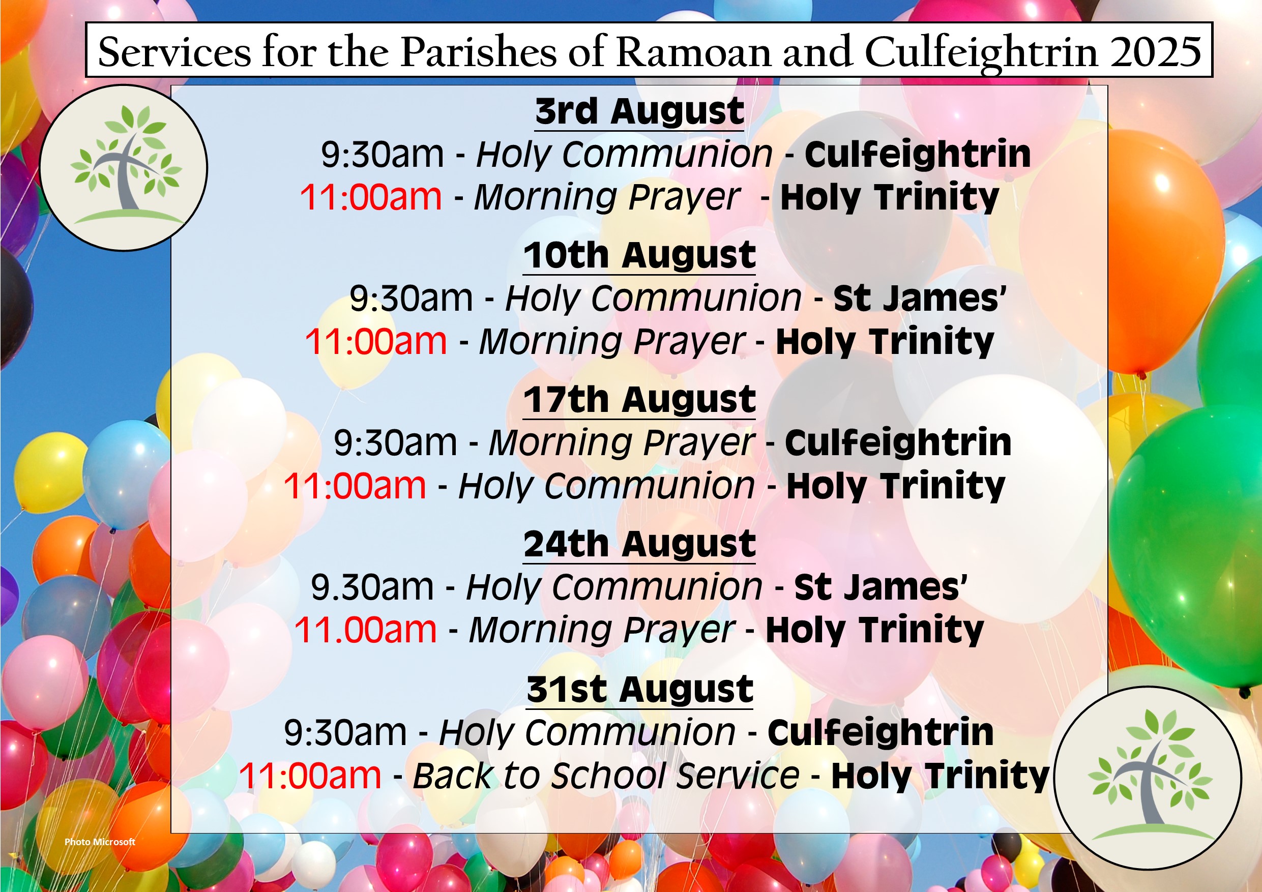 Parish Services August 2025 Larger landscape