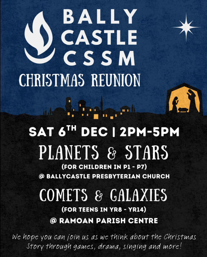 CSSM christmas reunion 6th Dec